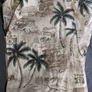 Batik Bay men's‎ Hawaiian shirt Palm Tree Tropical beach vacation size XL